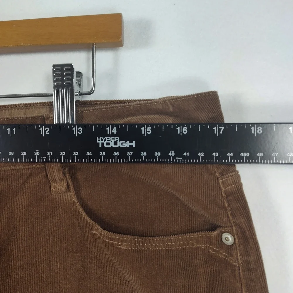 Sonoma Life Style Brown Corduroy Mid Rise Skirt Size 8 Casual